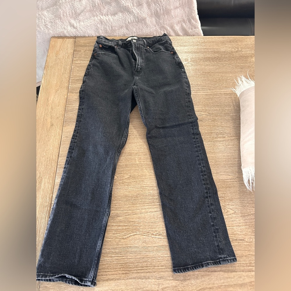 Abercrombie ankle high waist straight